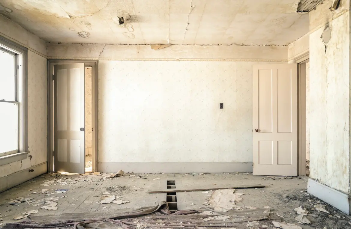 Waste disposal crew managing a cleanout project in Edgewood